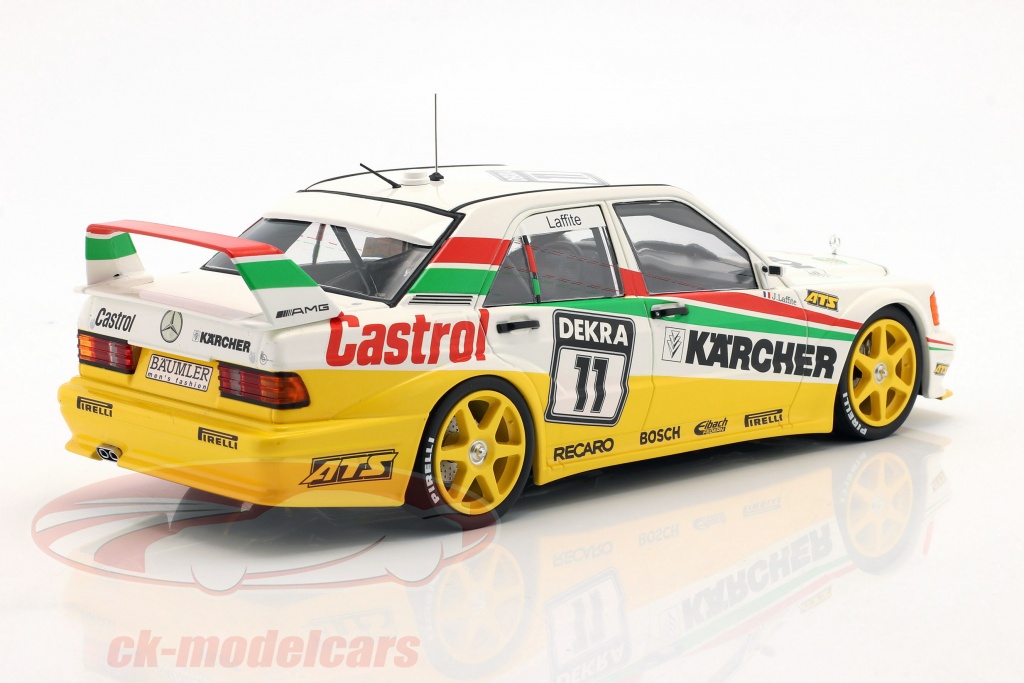 MERCEDES 190E 2.5-16 EVO 2 W201 Bj. 1990, Noir Métallisé, Minichamps Im MERCEDES 190E 2.5-16 EVO 2 W201 Bj. 1990, Noir Métallisé, Minichamps Im