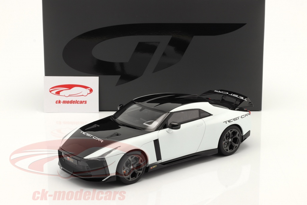 GT-SPIRIT 1:18 Nissan GT-R50 Test Car blanche / le noir GT853 modèle