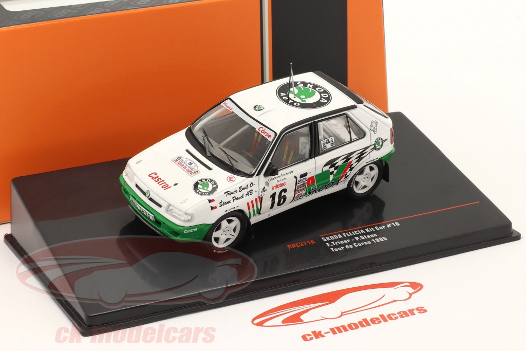SKODA FELICIA KIT Car #16 E.Triner Tour de Corse 1995 1/43 ixo RAC371A