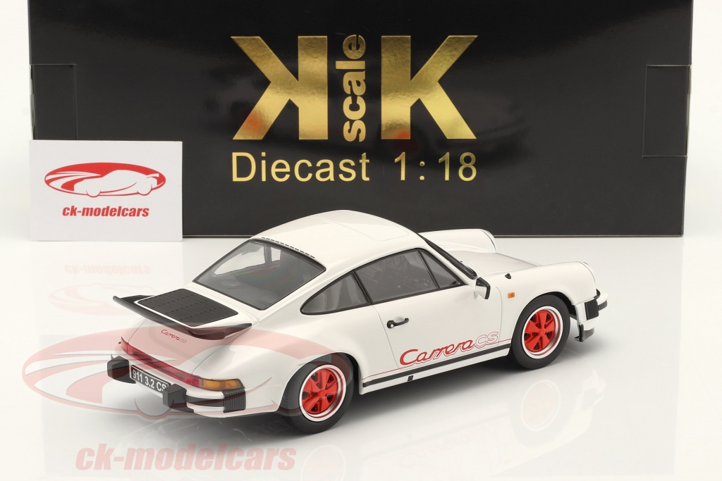 KK-Scale 1:18 Porsche 911 Carrera  Clubsport year 1989 white / red  KKDC180871 model car KKDC180871 4260699761262
