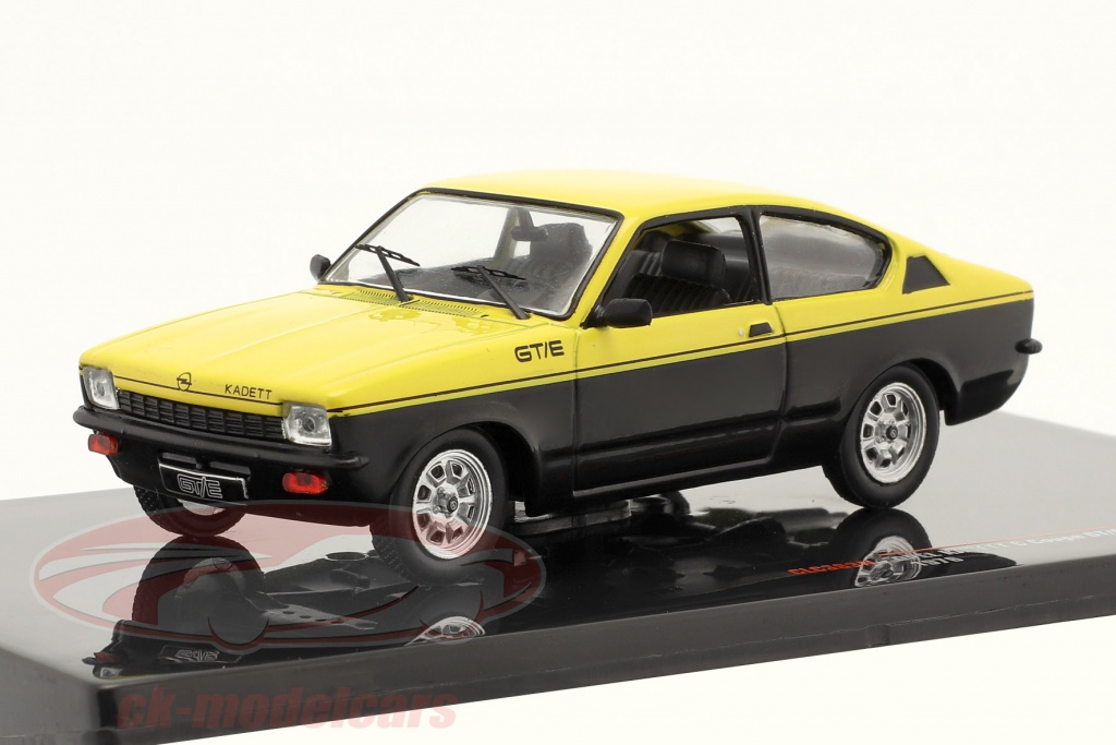 ixo-1-43-opel-kadett-c-coupe-gt-e-year-1976-yellow-black-clc383n/