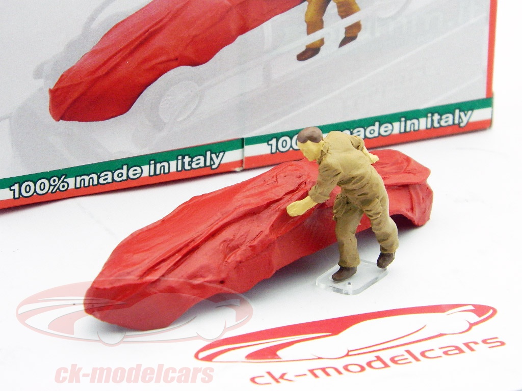 Brumm 143 1 Car cover + 1 Mechanic Ferrari 156 Formula One 1961 F039