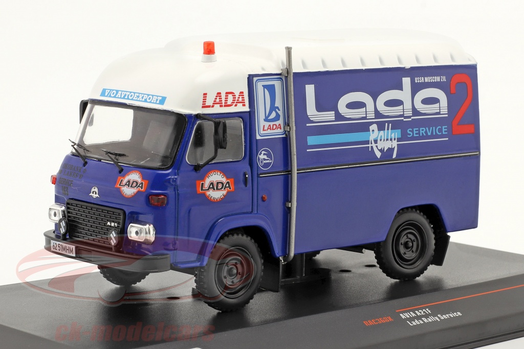 Ixo 1:43 Avia A21F Lada Rally Service azul RAC368X modelo coche RAC368X ...