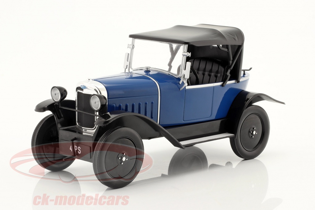 modelcar-group-1-18-opel-4-ps-annee-de-construction-1922-bleu-fonce-le-noir-mcg18287/