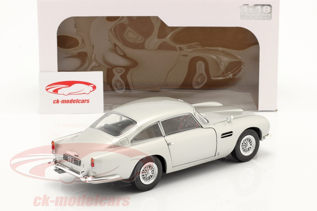 Automodello ASTON MARTIN DB5 1964 ARGENTO BETULLA ARGENTO 1/18