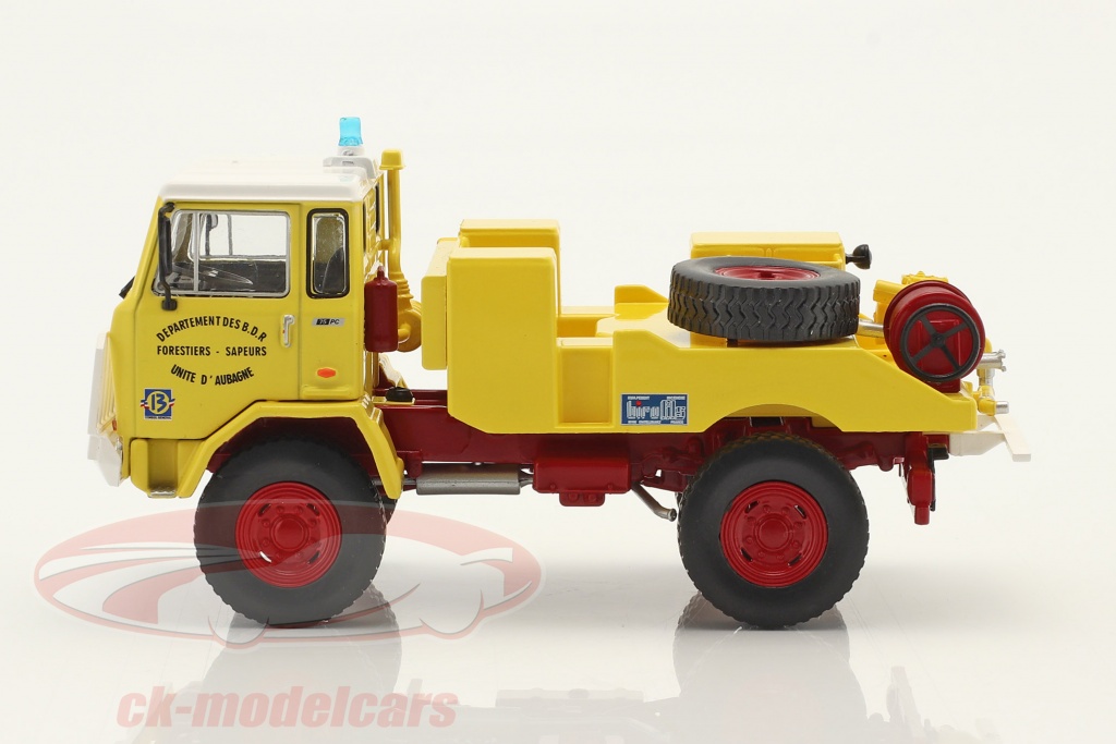 Modellino Pompieri 1/43 – Unic 75 PC Bouches Du Rhones – Altaya/IXO – Nuovo