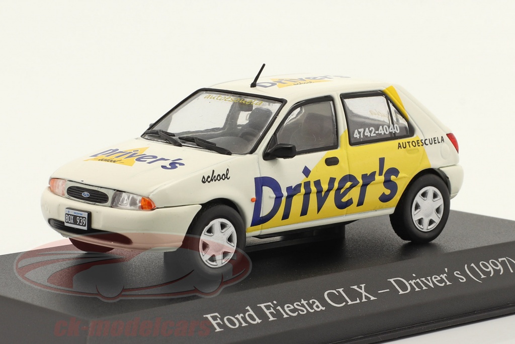 hachette-1-43-ford-fiesta-clx-driving-school-year-1997-white-yellow-magser38/