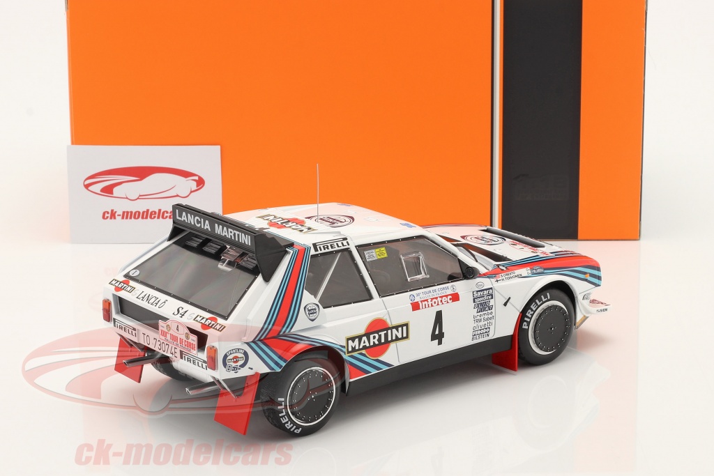 Modellino Auto Atlas Ex Magazine 1/24 Lancia Delta S4 Martini Toivonen Cresto 7 Rally Monte Carlo 1986 Modellino Auto Atlas Ex Magazine 1/24 Lancia Delta S4 Martini Toivonen Cresto 7 Rally Monte Carlo 1986