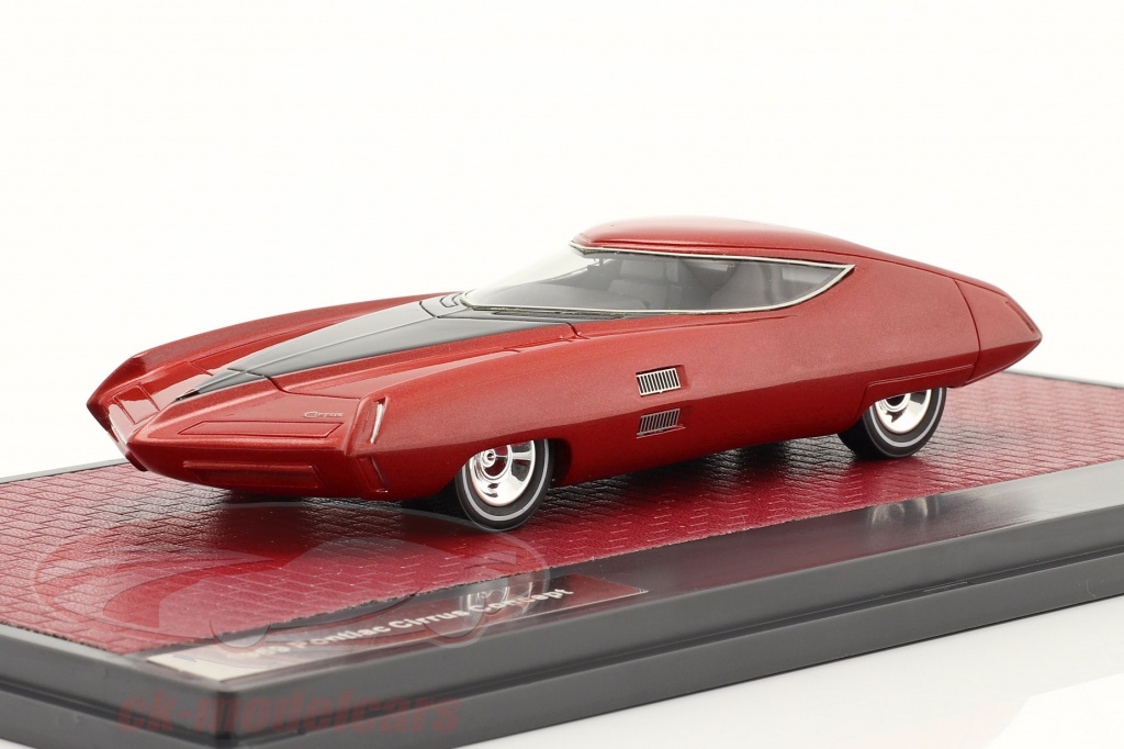 Pontiac Cirrus Concept Car 1969 rouge métallique / le noir 1:43 Matrix