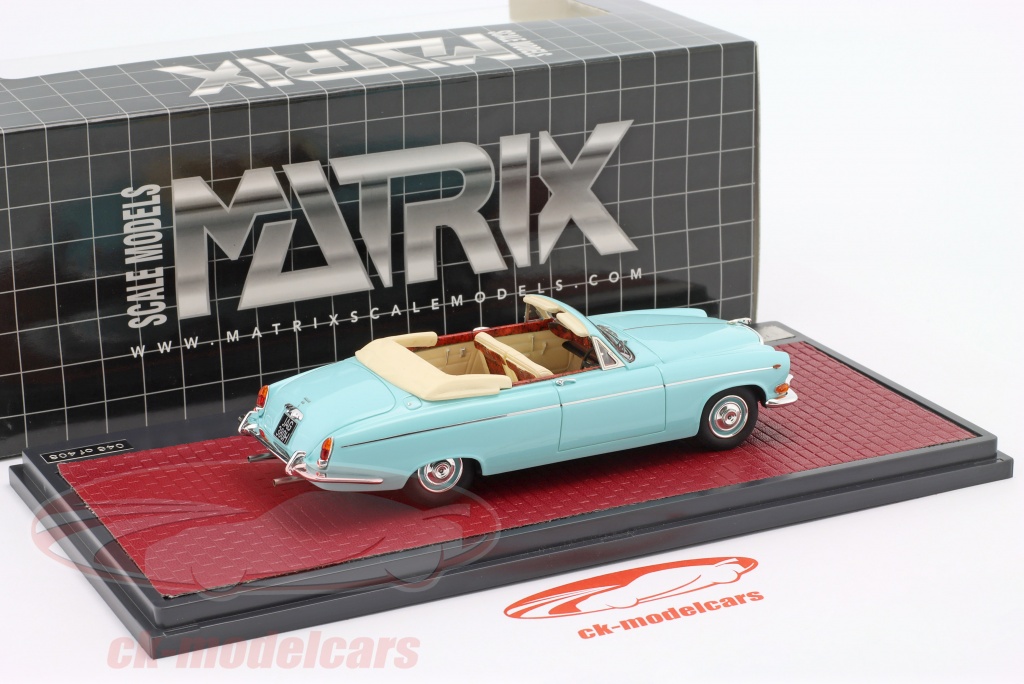 Monterade miniatyrer - Jaguar 420 G Cabriolet Classic Cars of Coventry - Metallic röd 1969 1/43