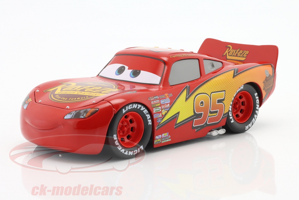 Jadatoys 1:24 Lightning McQueen #95 Disney 映画 Cars 赤 253084000 ...