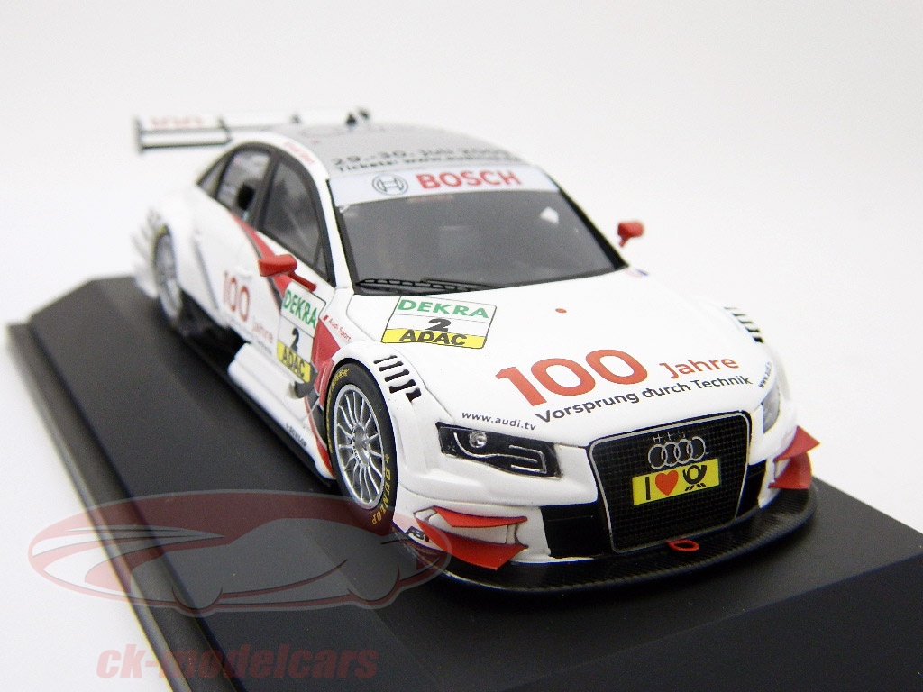 Audi A4 DTM 100 Jahre N°2 Blanche Tom Kristensen 2009 – Spark 1/43 S2506