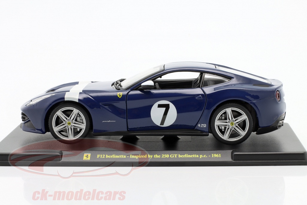 Ferrari F12 Berlinetta 1961 - Modèle Réduit Diecast 1/24 Bburago - F056 - Neuf