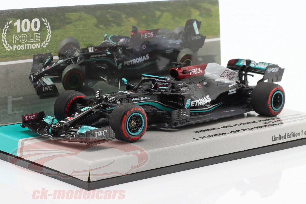 1:43 F1 Minichamps LEWIS HAMILTON COLLECTION Pack CUSTOM INLAY 