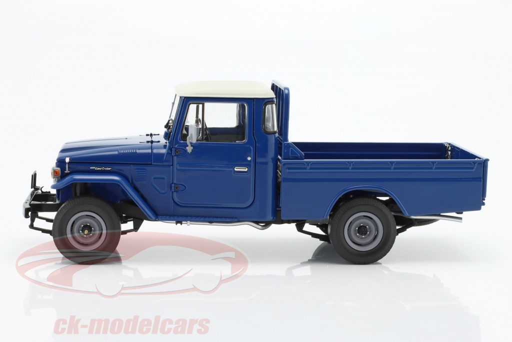 Voiture Miniature Toyota Land Cruiser 40 Pick-up Olive Au 1/18 - Kyosho, Modèle Collection, Neuf En Boîte