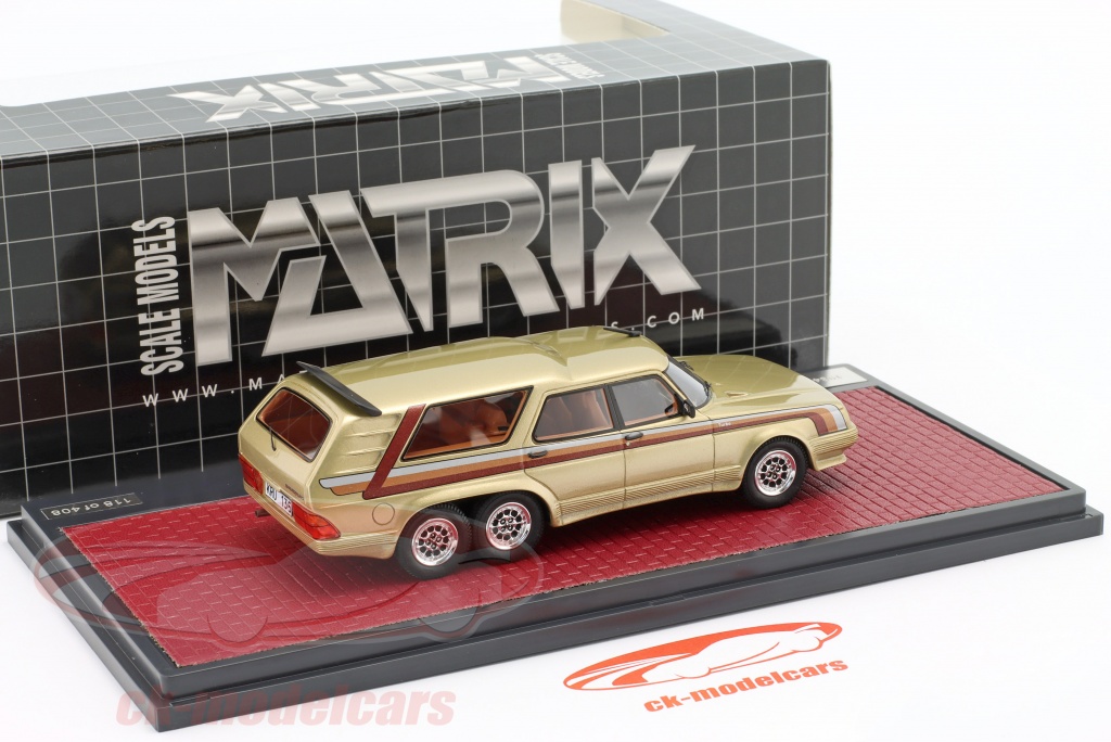Saab 906 Turbo 1984 gold (Matrix) 1/43e