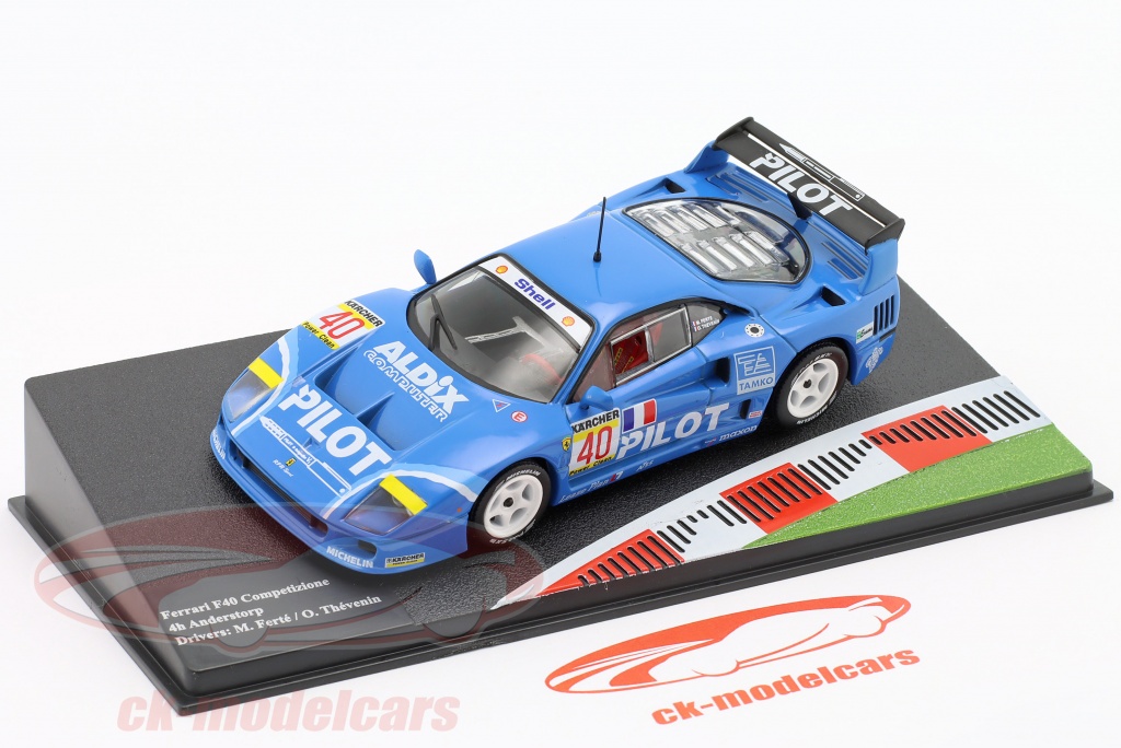 1/43 Ferrari F40 LM Competizione #34 Pilot Aldix Racing 24 Hours of Le