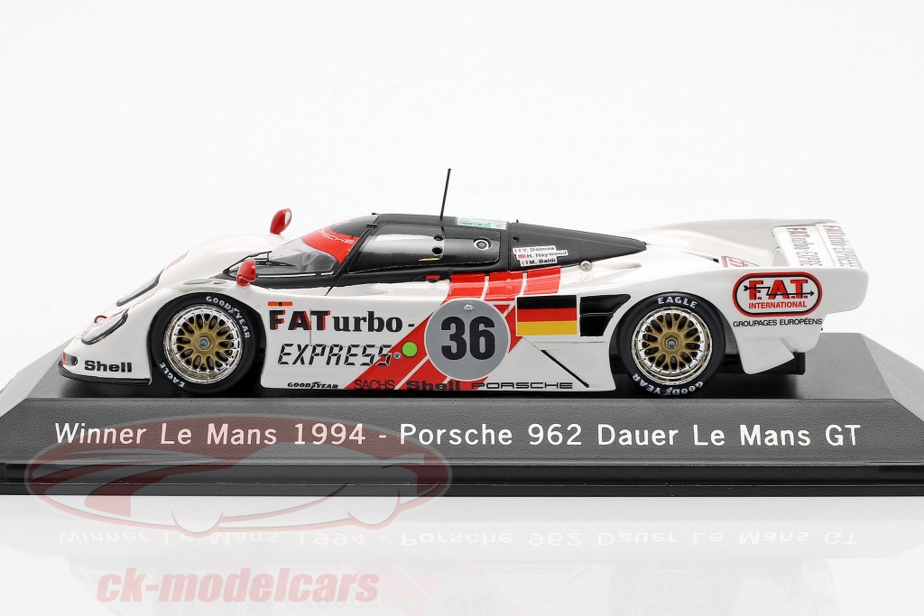 Spark 1:43 Porsche 962 Dauer N° 36 Vainqueur Le Mans 1994 24h CK999964
