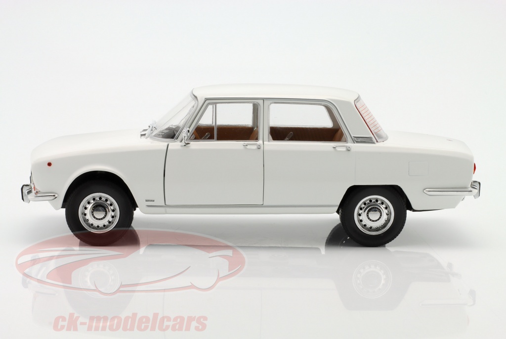 Modèle Réduit ALFA ROMEO 1750 BERLINA 1969 - Échelle 1/18, Couleur Blanc - Neuf