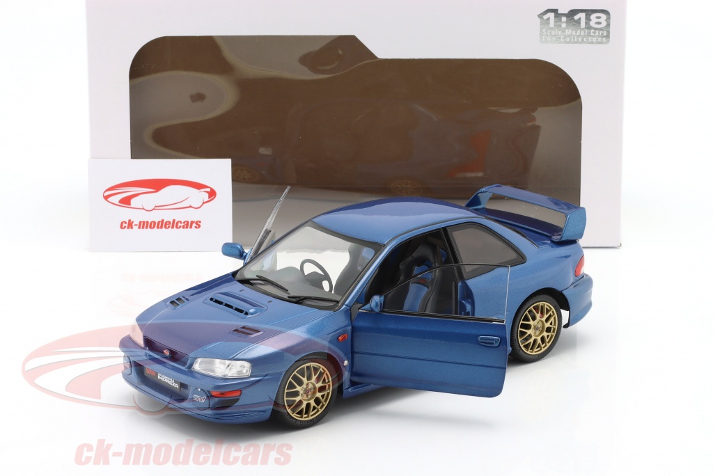 Solido 1:18 Subaru Impreza 22B STi 建設年 1998 sonic 青 S1807401