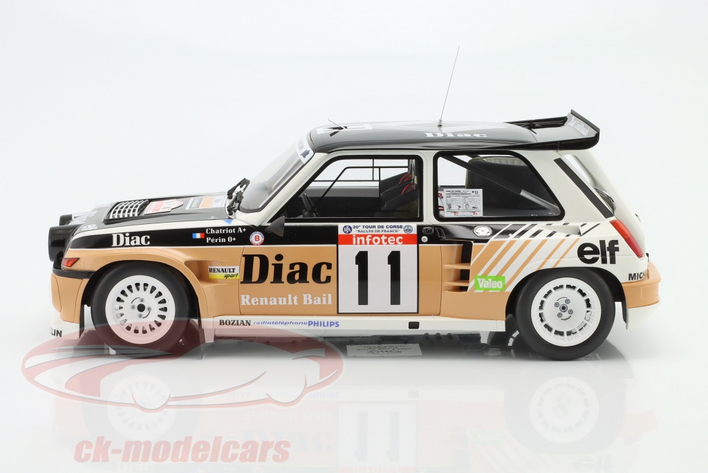 Renault 5 Maxi Turbo Rally de Var 1986 Chatriot 1:43 IXO Altaya R10