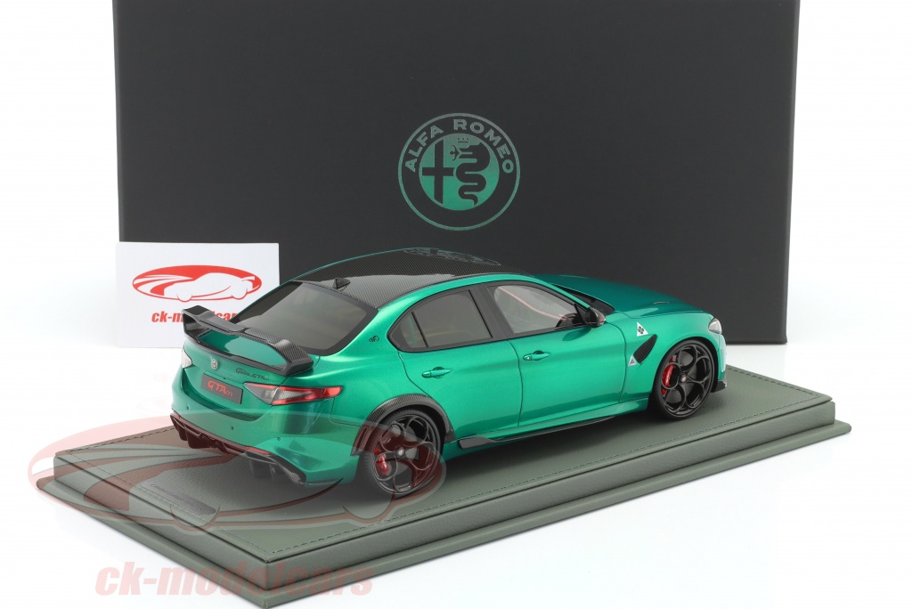 ALFA ROMEO GIULIA GTAm BBR 1/43MONTREAL VERDE EDITION LIMITEE