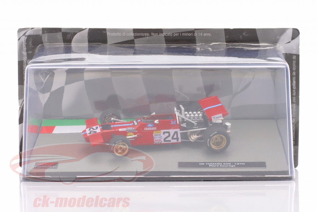 Minichamps 1/43 De Tomaso 505/38 - Piers Courage #22 - Kyalami 1970 - Frank Williams