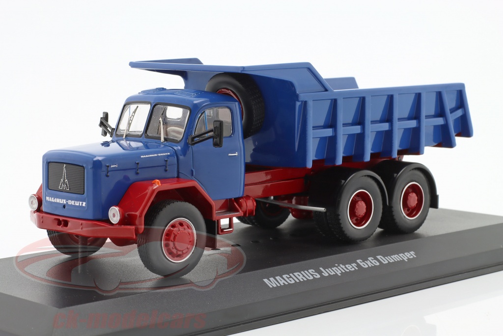 Ixo 1:43 LKW Camion Magirus Jupiter 6X6 Dumper avec vitrine (Neu und