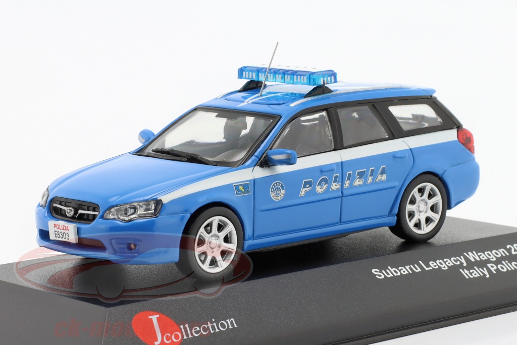jcollection-1-43-subaru-legacy-wagon-police-italy-2003-blue-jc285/