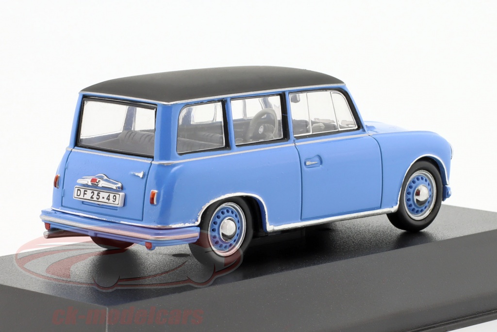 Ixo 1:43 AWZ P70 station wagon year 1975 blue IST IST172 model car ...