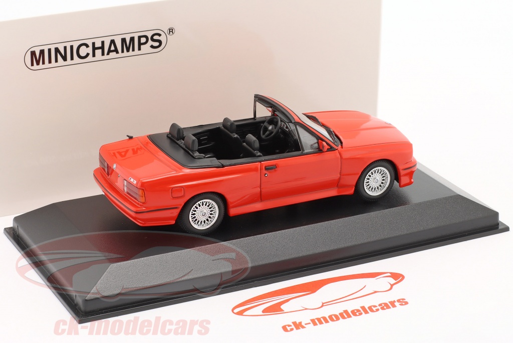 Minichamps 1:43 BMW M3 (E30) Convertible year 1988 Misano red 943020333 model  car 943020333 4012138753969