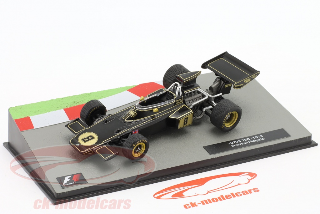 Altaya 143 Emerson Fittipaldi Lotus 72D 8 Weltmeister Formel 1 1972 CK36330 Modellauto CK36330 Altaya 143 Emerson Fittipaldi Lotus 72D 8 Weltmeister Formel 1 1972 CK36330 Modellauto CK36330