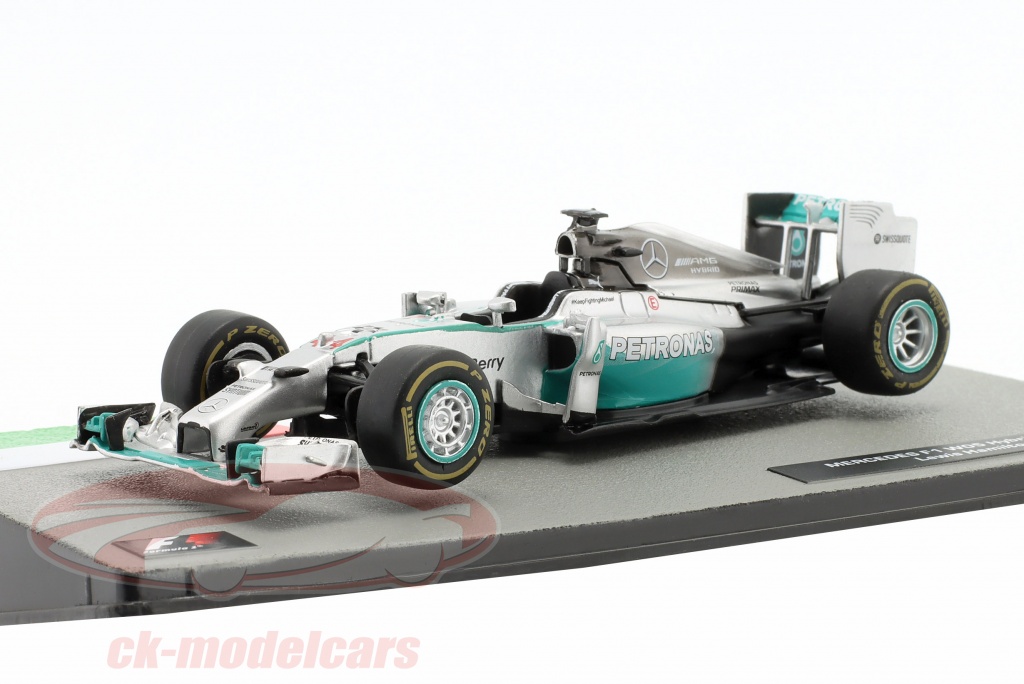 Lewis Hamilton Mercedes F1 W05 Hybrid #44 campeón del mundo fórmula 1 2014 1:43 Altaya