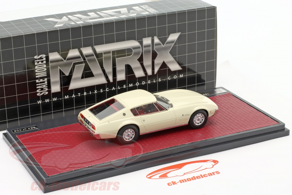 Jensen Nova Vignale 1967 Blanche - Matrix 1/43 (résine, Modèle Neuf)