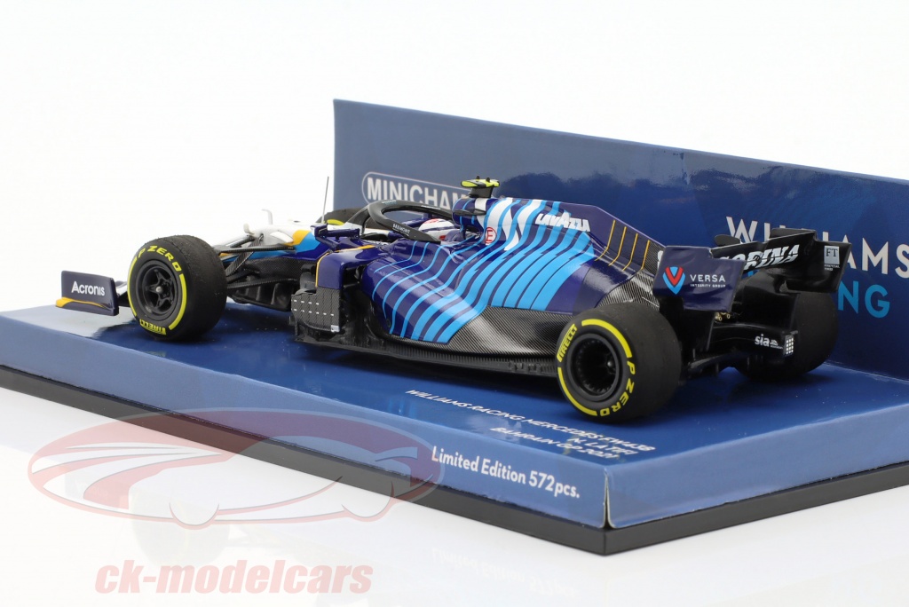 Minichamps 417210106 WILLIAMS RACING MERCEDES FW43B LATIFI BAHRAIN GP 1/43