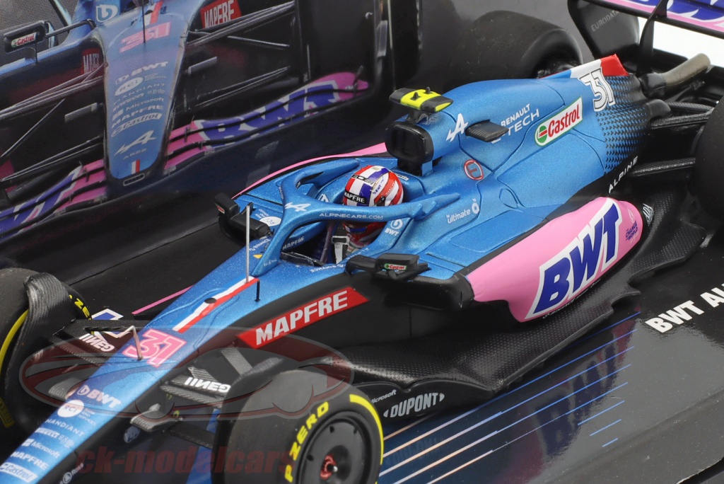 Fórmula 1 Alpine A522 Fernando Alonso Gp Bahrain 2022 1:18 Solido - 20 anos! Loja on-line de miniaturas colecionáveis