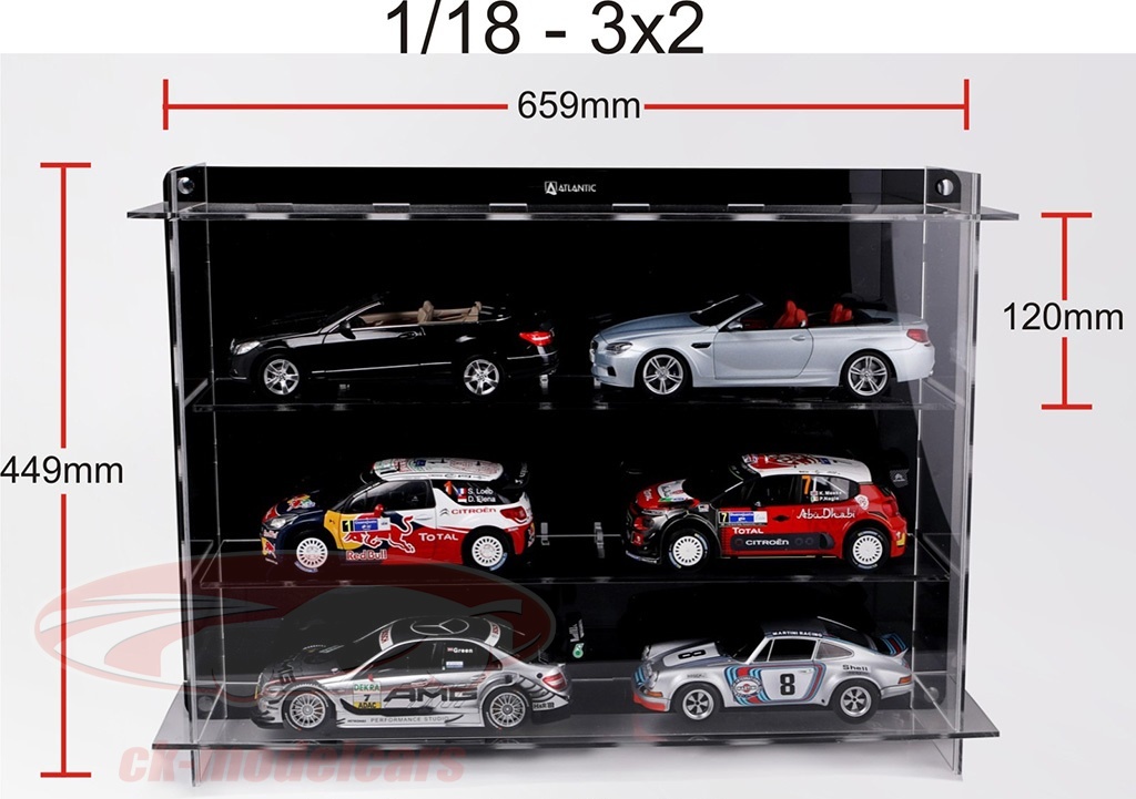 Vetrina Plexiglass Edizione 2 per Modellini di auto nel Scala 1:43 CK CK