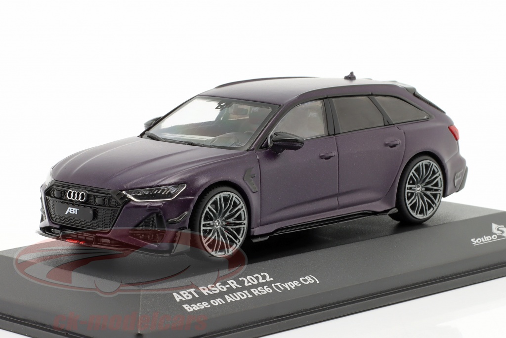 solido-1-43-audi-rs6-r-c8-abt-bygger-2022-frostet-lilla-s4310701/