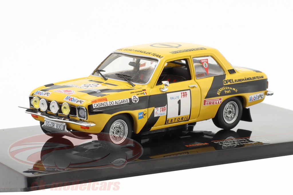 ixo-1-43-opel-ascona-a-no1-rallye-portugal-1974-warmbold-todt-rac383a/