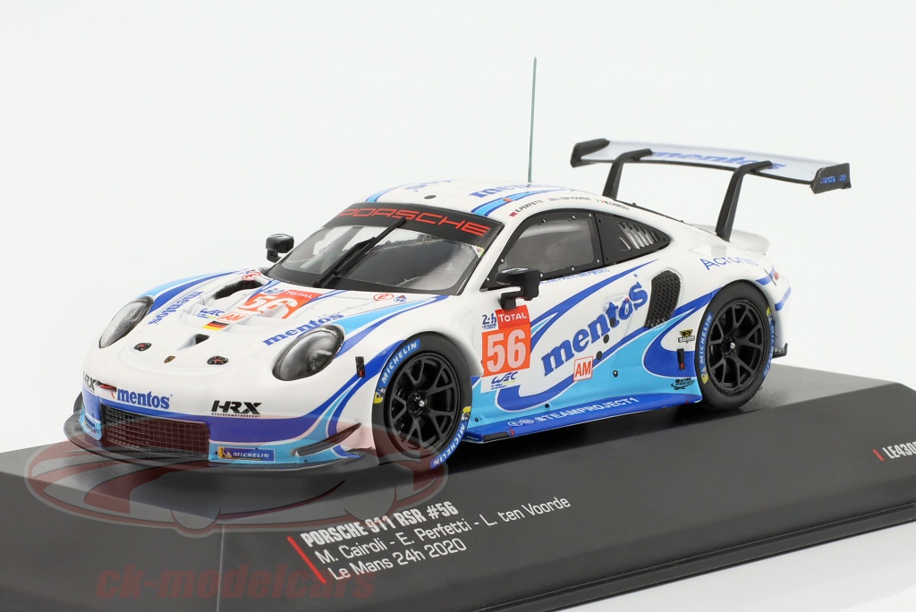 Porsche 911 rsr #56 24h Lemans 2020 Team Project 1 1:43 Spark 