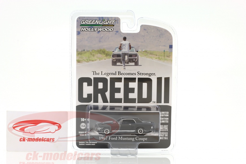 GREENLIGHT COLLECTIBLES 1/18 - FORD Mustang Coupé Creed II - 1967