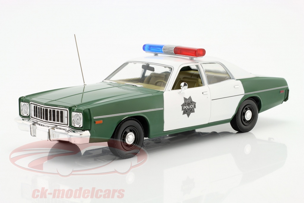 greenlight-1-18-plymouth-fury-capitol-city-police-bygger-1975-grn-hvid-19116/