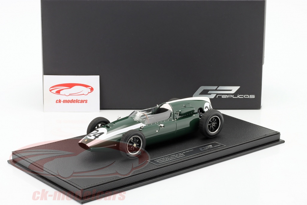 GP Replicas 1/18 Cooper F1 T51 #24 - Vainqueur Monaco GP Brabham 1959 + écrin GP125B