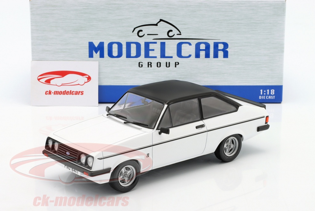 Modellino Ford Escort MK II RS 2000 1:18 MCG - Bianco - 1977