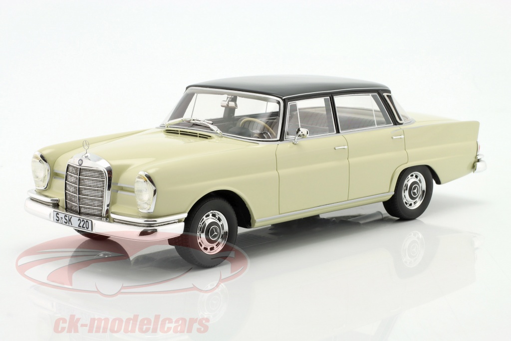 cult-scale-models-1-18-mercedes-benz-220se-w111-ano-de-construccion-1966-crema-blanco-negro-cml151-1/