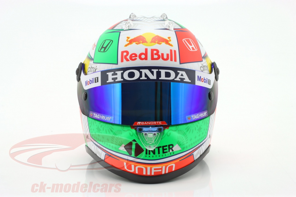 Sergio Perez #11 3º México GP Fórmula 1 2021 capacete 1:2 Schuberth