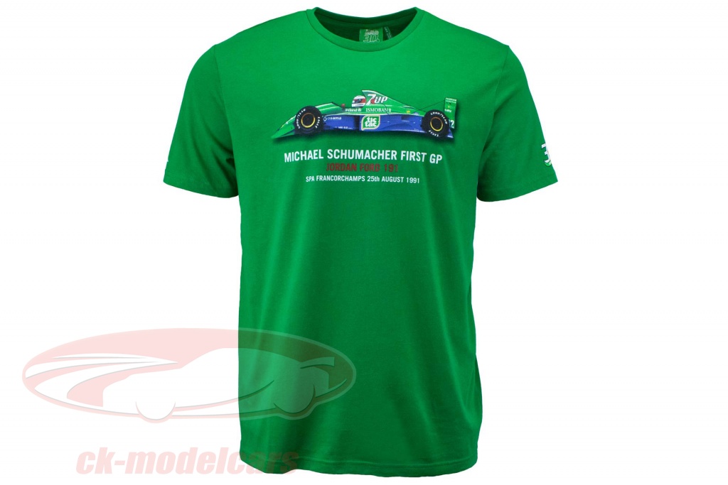 michael-schumacher-t-shirt-first-formula-1-gp-1991-green-ms-22-1991/s/