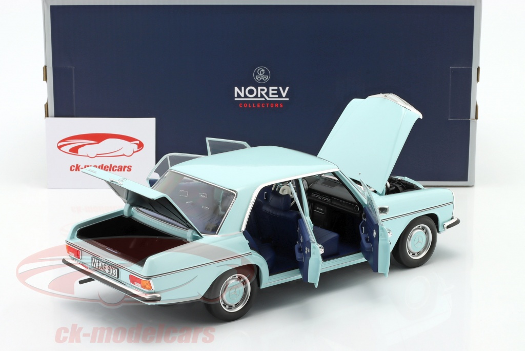 Norev 1:18 Mercedes-Benz 200 Baujahr 1968 hellblau 183777  
