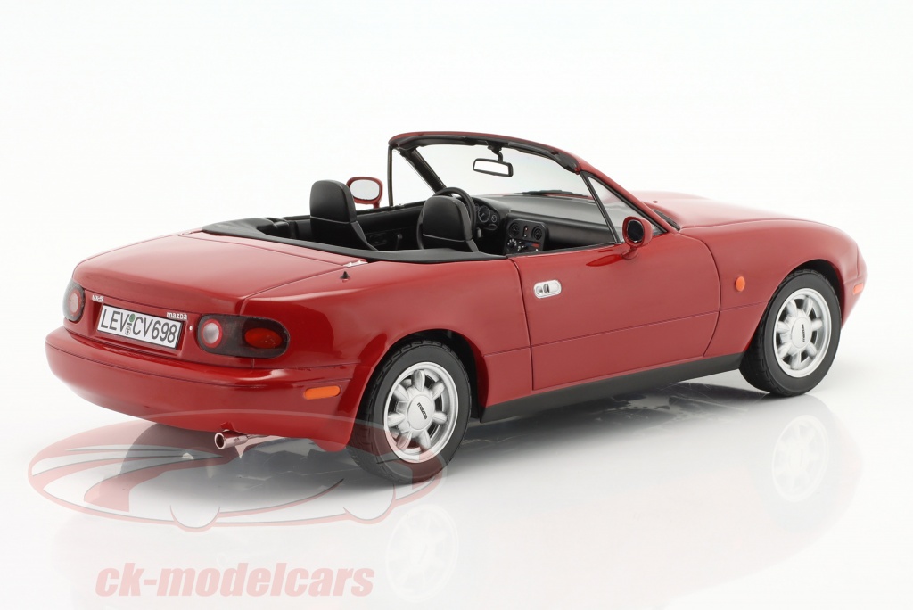 Norev 1:18 Mazda MX-5 year 1989 red 188020 model car 188020 3551091880202