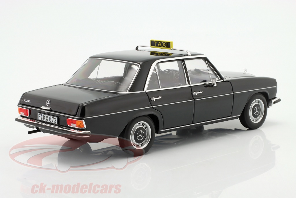1:18 Mercedes-Benz 200 Taxi Baujahr 1968 schwarz Norev (Neu (gemäss